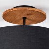 Bassagoda Plafones Crudo, Negro, 1 luz