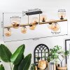 Chehalis Plafones, Luminarias esféricas dorado, Negro, 10 luces