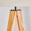 Flemming Lámpara de pie Crudo, Negro, 1 luz