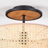Ramila Plafones Crudo, Negro, 1 luz