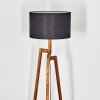 Flemming Lámpara de pie Crudo, Negro, 1 luz