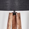 Flemming Lámpara de pie Crudo, Negro, 1 luz