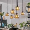 Koyoto Lámparas suspendidas, Luminarias esféricas, Lámparas colgantes Colores ámbar, 6 luces
