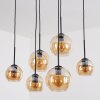 Koyoto Lámparas suspendidas, Luminarias esféricas, Lámparas colgantes Colores ámbar, 6 luces