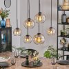 Koyoto Lámparas suspendidas, Luminarias esféricas, Lámparas colgantes Colores ámbar, Transparente, 6 luces