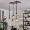 Koyoto Lámparas suspendidas, Luminarias esféricas, Lámparas colgantes Colores ámbar, Transparente, 6 luces