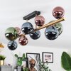 Chehalis Plafones, Luminarias esféricas dorado, Negro, 10 luces