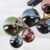 Chehalis Plafones, Luminarias esféricas dorado, Negro, 10 luces