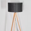 Flemming Lámpara de pie Crudo, Negro, 1 luz