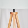 Flemming Lámpara de pie Crudo, Negro, 1 luz