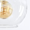 Koyoto Lámparas suspendidas, Luminarias esféricas, Lámparas colgantes Colores ámbar, Cromo, Transparente, Ahumado, 6 luces