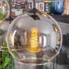 Koyoto Lámparas suspendidas, Luminarias esféricas, Lámparas colgantes Transparente, Ahumado, 6 luces