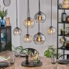 Koyoto Lámparas suspendidas, Luminarias esféricas, Lámparas colgantes Colores ámbar, Transparente, Ahumado, 6 luces
