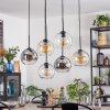 Koyoto Lámparas suspendidas, Luminarias esféricas, Lámparas colgantes Colores ámbar, Transparente, Ahumado, 6 luces
