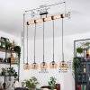 Koyoto Lámparas suspendidas, Luminarias esféricas, Lámparas colgantes Crudo, Negro, 5 luces