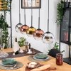 Koyoto Lámparas suspendidas, Luminarias esféricas, Lámparas colgantes Crudo, Negro, 5 luces Koyoto Lámparas suspendidas, Luminarias esféricas, Lámparas colgantes Crudo, Negro, 5 luces