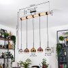 Koyoto Lámparas suspendidas, Luminarias esféricas, Lámparas colgantes Crudo, Negro, 5 luces Koyoto Lámparas suspendidas, Luminarias esféricas, Lámparas colgantes Crudo, Negro, 5 luces