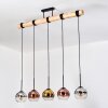 Koyoto Lámparas suspendidas, Luminarias esféricas, Lámparas colgantes Crudo, Negro, 5 luces Koyoto Lámparas suspendidas, Luminarias esféricas, Lámparas colgantes Crudo, Negro, 5 luces