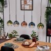 Koyoto Lámparas suspendidas, Luminarias esféricas, Lámparas colgantes Crudo, Negro, 5 luces