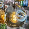 Ripoll Lámparas suspendidas, Luminarias esféricas, Lámparas colgantes Azul, dorado, Verde, 6 luces