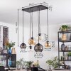Koyoto Lámparas suspendidas, Luminarias esféricas, Lámparas colgantes Colores ámbar, Transparente, Ahumado, 6 luces