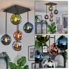 Gastor Plafones, Luminarias esféricas Azul, Cromo, Verde, Color cobre, Ahumado, 5 luces