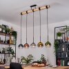 Koyoto Lámparas suspendidas, Luminarias esféricas, Lámparas colgantes Crudo, Negro, 5 luces