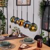 Koyoto Lámparas suspendidas, Luminarias esféricas, Lámparas colgantes Crudo, Negro, 5 luces