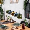 Koyoto Lámparas suspendidas, Luminarias esféricas, Lámparas colgantes Crudo, Negro, 5 luces