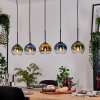 Koyoto Lámparas suspendidas, Luminarias esféricas, Lámparas colgantes Crudo, Negro, 5 luces