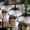 Koyoto Lámparas suspendidas, Luminarias esféricas, Lámparas colgantes Crudo, Negro, 5 luces