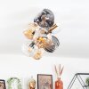Koyoto Plafones, Luminarias esféricas dorado, Negro, 8 luces