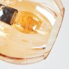 Koyoto Plafones, Luminarias esféricas Colores ámbar, 7 luces
