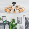 Koyoto Plafones, Luminarias esféricas Colores ámbar, 7 luces