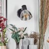 Saire Apliques, Spot de pared Cromo, Negro, 1 luz