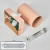 Javel Apliques, Spot de pared Rosa, Blanca, 1 luz