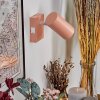 Javel Apliques, Spot de pared Rosa, Blanca, 1 luz