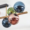 Gastor Plafones, Luminarias esféricas dorado, Negro, 8 luces