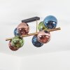 Gastor Plafones, Luminarias esféricas dorado, Negro, 8 luces
