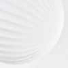 Chehalis Plafones, Luminarias esféricas 60 cm Blanca, 6 luces