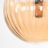 Chehalis Plafones, Luminarias esféricas Colores ámbar, 5 luces