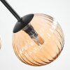 Chehalis Plafones, Luminarias esféricas Colores ámbar, 5 luces