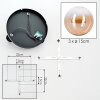 Chehalis Plafones, Luminarias esféricas 34 cm Colores ámbar, Transparente, 3 luces