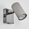 Javel Apliques, Spot de pared Cromo, Negro, 1 luz