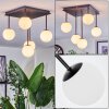 Chehalis Plafones, Luminarias esféricas Blanca, 5 luces