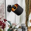 Alsen Apliques, Spot de pared Negro, 1 luz