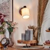 Fallhagen Apliques, Spot de pared Negro, 1 luz