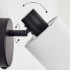 Fallhagen Apliques, Spot de pared Negro, 1 luz
