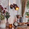 Fallhagen Apliques, Spot de pared Negro, 1 luz