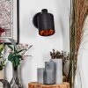Fallhagen Apliques, Spot de pared Negro, 1 luz